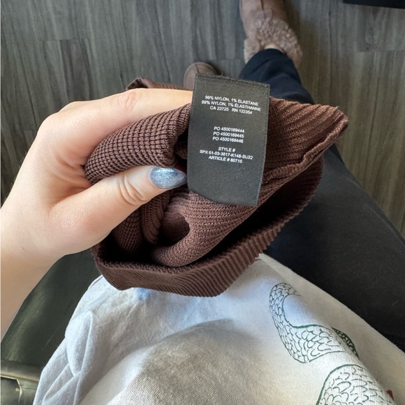 Aritzia Babaton Sculpt Knit Muscle Cropped Tank - Brown - Small - Picture 15 of 15